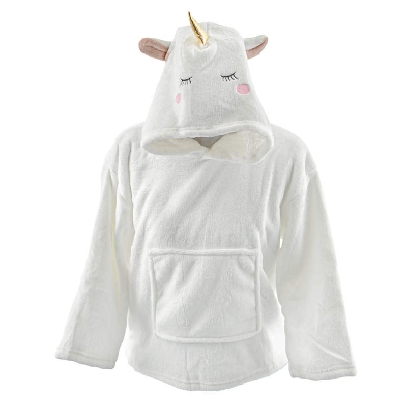 Pull plaid enfant Licorne beige L Incroyable